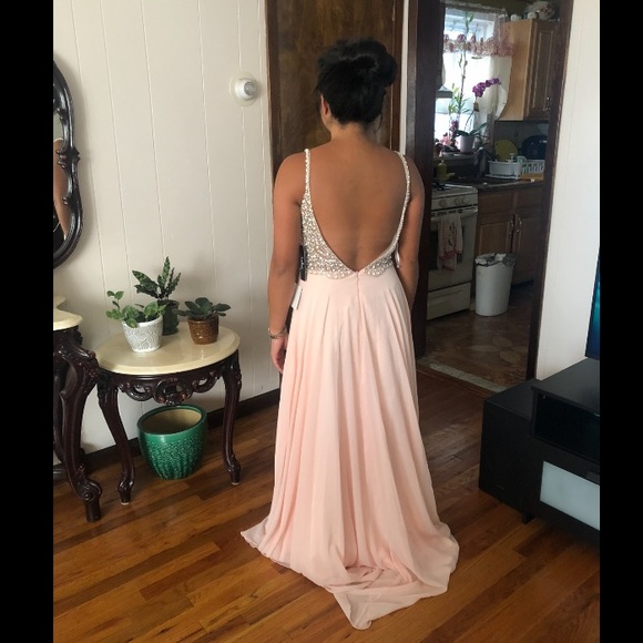 Lulu’s True Love Beaded Rhinestone Maxi Dress - Picture 7 of 7